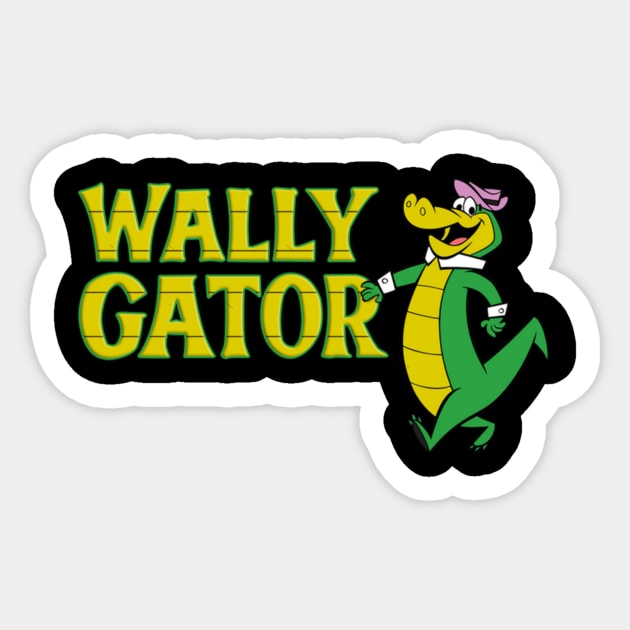 Wally Gator Logo Style Sticker by szymkowski